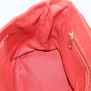Chloe Tote Bag Leather Red Gold Auth BA16360-18