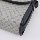 GUCCI Micro GG Supreme Shoulder Bag PVC Navy Gold 001 14 0712 Auth BA16361-9