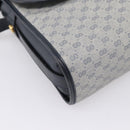 GUCCI Micro GG Supreme Shoulder Bag PVC Navy Gold 001 14 0712 Auth BA16361-14