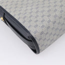 GUCCI Micro GG Supreme Shoulder Bag PVC Navy Gold 001 14 0712 Auth BA16361-16