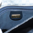 GUCCI Micro GG Supreme Shoulder Bag PVC Navy Gold 001 14 0712 Auth BA16361-19