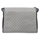 GUCCI Micro GG Supreme Shoulder Bag PVC Navy Gold 001 14 0712 Auth BA16361-2