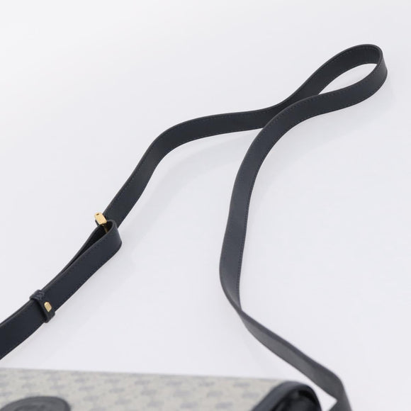 GUCCI Micro GG Supreme Shoulder Bag PVC Navy Gold 001 14 0712 Auth BA16361