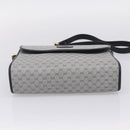 GUCCI Micro GG Supreme Shoulder Bag PVC Navy Gold 001 14 0712 Auth BA16361-5