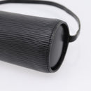 LOUIS VUITTON Epi Soufflot Pouch Black LV Auth BA16364-16