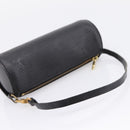 LOUIS VUITTON Epi Soufflot Pouch Black LV Auth BA16364-7
