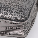 CHANEL Unlimited Tote Bag Coated Canvas Silver CC Auth BA16365-9