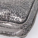 CHANEL Unlimited Tote Bag Coated Canvas Silver CC Auth BA16365-15