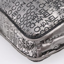 CHANEL Unlimited Tote Bag Coated Canvas Silver CC Auth BA16365-16