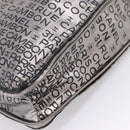CHANEL Unlimited Tote Bag Coated Canvas Silver CC Auth BA16365-18