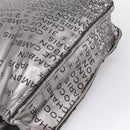 CHANEL Unlimited Tote Bag Coated Canvas Silver CC Auth BA16365-19