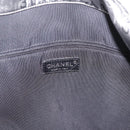 CHANEL Unlimited Tote Bag Coated Canvas Silver CC Auth BA16365-20