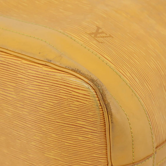 LOUIS VUITTON Epi Petit Noe Shoulder Bag Yellow M44109 LV Auth BA16369