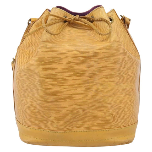 LOUIS VUITTON Epi Petit Noe Shoulder Bag Yellow M44109 LV Auth BA16369