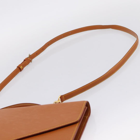 LOUIS VUITTON Epi Porte Documents Bandouliere Bag Zipangu M54468 LV Auth BA16370