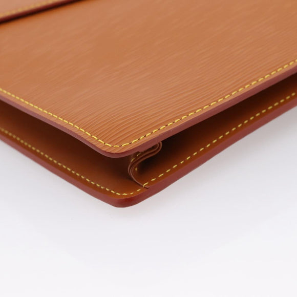LOUIS VUITTON Epi Porte Documents Bandouliere Bag Zipangu M54468 LV Auth BA16370
