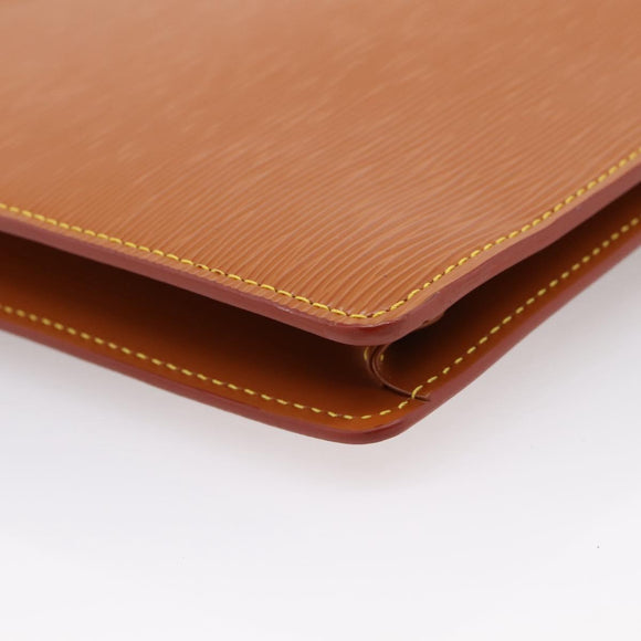 LOUIS VUITTON Epi Porte Documents Bandouliere Bag Zipangu M54468 LV Auth BA16370