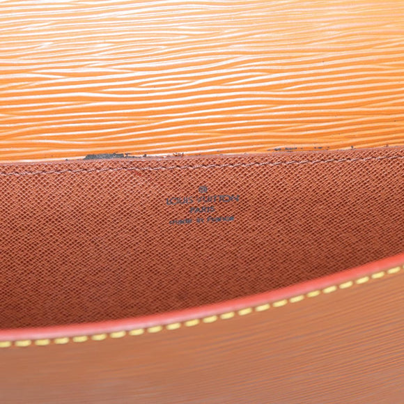 LOUIS VUITTON Epi Porte Documents Bandouliere Bag Zipangu M54468 LV Auth BA16370