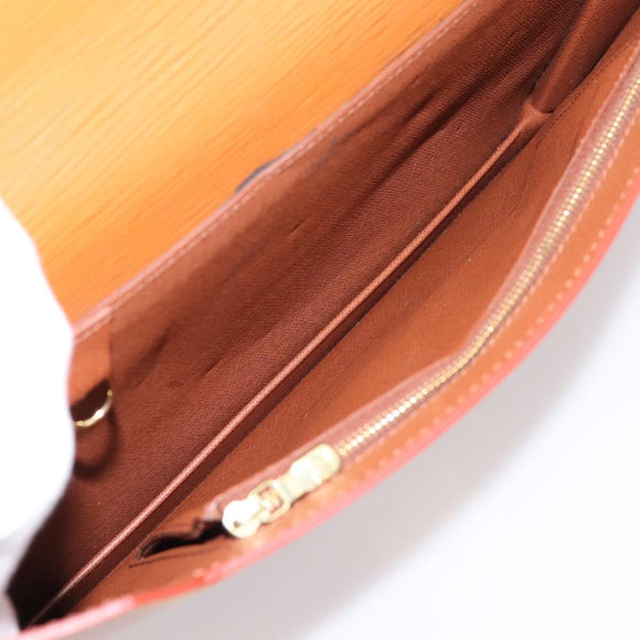 LOUIS VUITTON Epi Porte Documents Bandouliere Bag Zipangu M54468 LV Auth BA16370