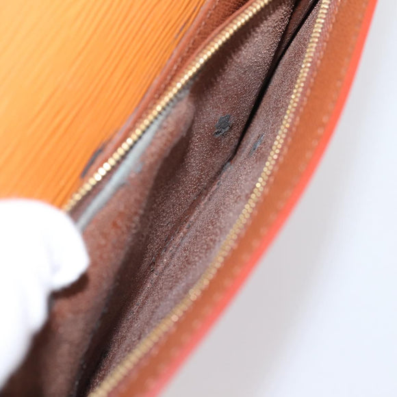 LOUIS VUITTON Epi Porte Documents Bandouliere Bag Zipangu M54468 LV Auth BA16370