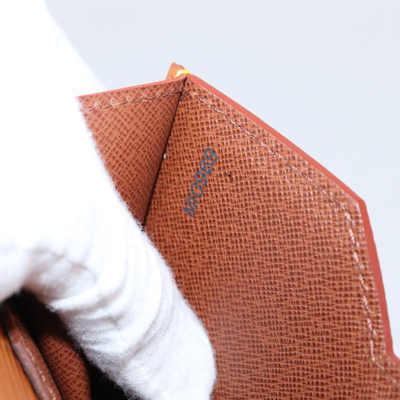 LOUIS VUITTON Epi Porte Documents Bandouliere Bag Zipangu M54468 LV Auth BA16370