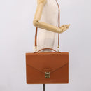 LOUIS VUITTON Epi Porte Documents Bandouliere Bag Zipangu M54468 LV Auth BA16370-25