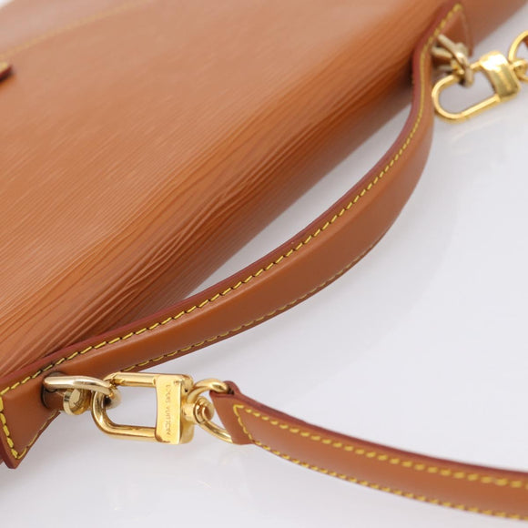 LOUIS VUITTON Epi Porte Documents Bandouliere Bag Zipangu M54468 LV Auth BA16370