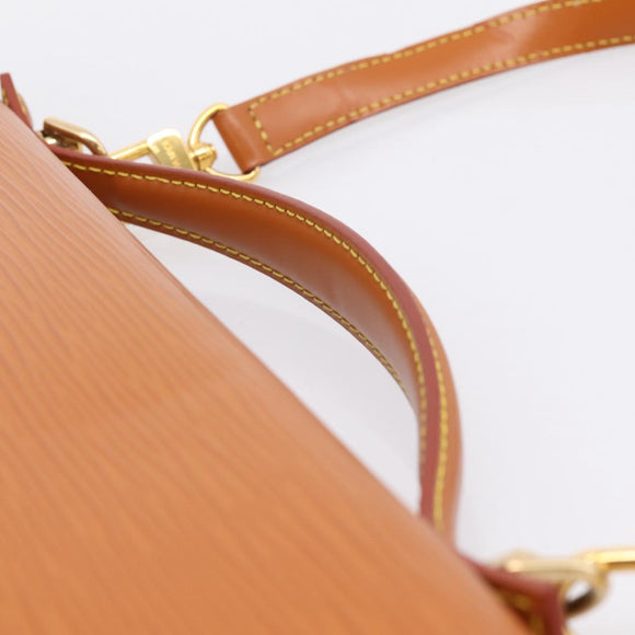 LOUIS VUITTON Epi Porte Documents Bandouliere Bag Zipangu M54468 LV Auth BA16370