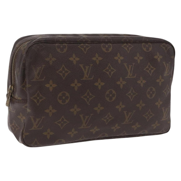 LOUIS VUITTON Monogram Trousse Toilette 28 Clutch Bag M47522 LV Auth BA16372