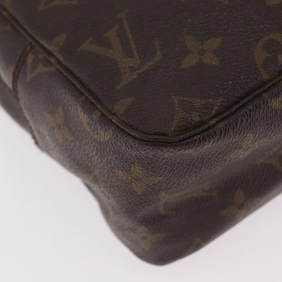 LOUIS VUITTON Monogram Trousse Toilette 28 Clutch Bag M47522 LV Auth BA16372