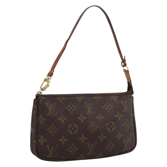 LOUIS VUITTON Monogram Pochette Accessoires Pouch M51980 LV Auth BA16373