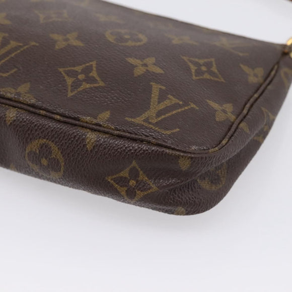 LOUIS VUITTON Monogram Pochette Accessoires Pouch M51980 LV Auth BA16373