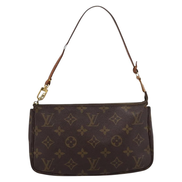 LOUIS VUITTON Monogram Pochette Accessoires Pouch M51980 LV Auth BA16373