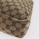 GUCCI GG Canvas Tote Bag Beige Gold 121023 Auth BA16377-17