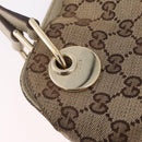 GUCCI GG Canvas Tote Bag Beige Gold 121023 Auth BA16377-10