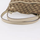 GUCCI GG Canvas Tote Bag Beige Gold 121023 Auth BA16377-8