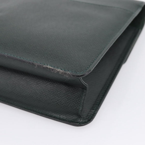 LOUIS VUITTON Taiga Pochette Kourad Clutch Bag Epicea M30194 LV Auth BA16378