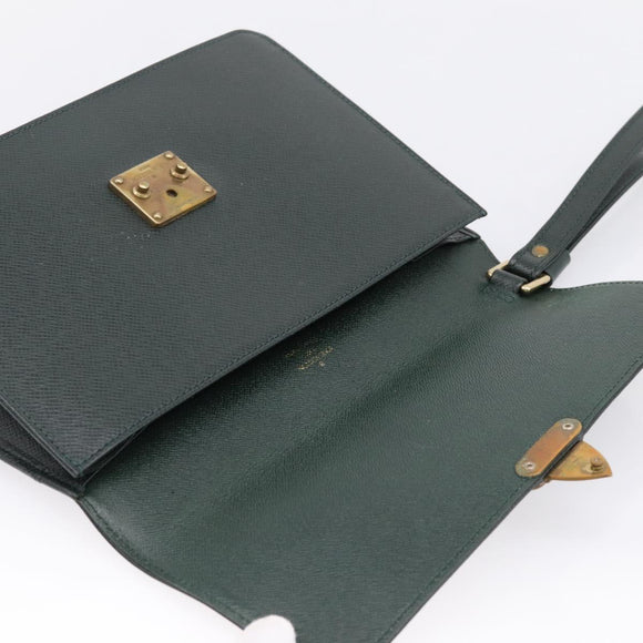 LOUIS VUITTON Taiga Pochette Kourad Clutch Bag Epicea M30194 LV Auth BA16378