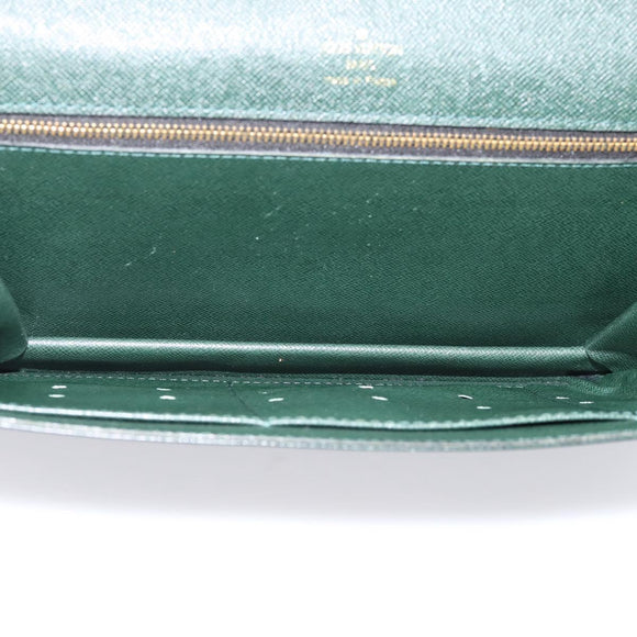 LOUIS VUITTON Taiga Pochette Kourad Clutch Bag Epicea M30194 LV Auth BA16378