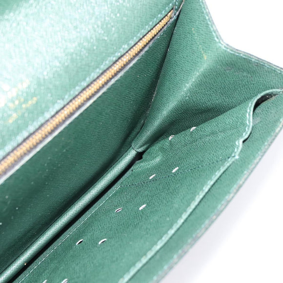 LOUIS VUITTON Taiga Pochette Kourad Clutch Bag Epicea M30194 LV Auth BA16378