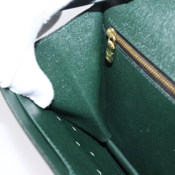 LOUIS VUITTON Taiga Pochette Kourad Clutch Bag Epicea M30194 LV Auth BA16378