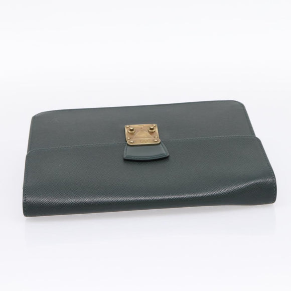 LOUIS VUITTON Taiga Pochette Kourad Clutch Bag Epicea M30194 LV Auth BA16378
