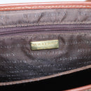 BURBERRY Nova Check Shoulder Bag PVC Beige Gold Auth BA16379-11
