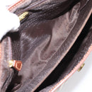 BURBERRY Nova Check Shoulder Bag PVC Beige Gold Auth BA16379-12