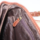 BURBERRY Nova Check Shoulder Bag PVC Beige Gold Auth BA16379-21
