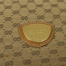 GUCCI Micro GG Canvas Shoulder Bag Beige Gold Auth BA1638-17