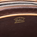 GUCCI Micro GG Canvas Shoulder Bag Beige Gold Auth BA1638-10