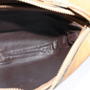 GUCCI Micro GG Canvas Shoulder Bag Beige Gold Auth BA1638-18