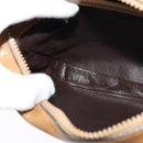 GUCCI Micro GG Canvas Shoulder Bag Beige Gold Auth BA1638-19