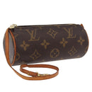 LOUIS VUITTON Monogram Papillon Pouch LV Auth BA16380-1